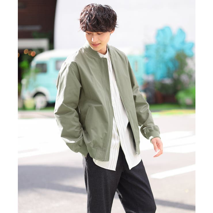 人気No1】ストレッチリブブルゾン[品番：ITKW0015872]｜a.v.v 【MEN】（アーヴェヴェ）のメンズファッション通販｜SHOPLIST（ショップリスト）