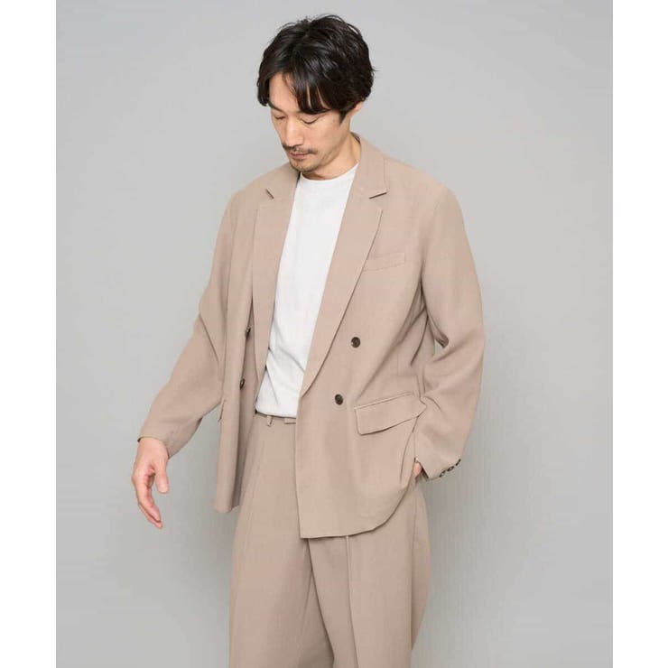 ベージュ | 【イージーケア 洗濯機で洗える 毛玉になりにくい | a.v.v【MEN】