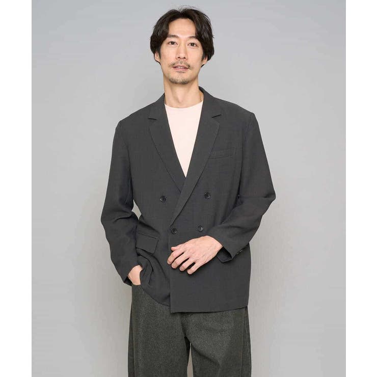 ダークグレー | 【イージーケア 洗濯機で洗える 毛玉になりにくい | a.v.v【MEN】