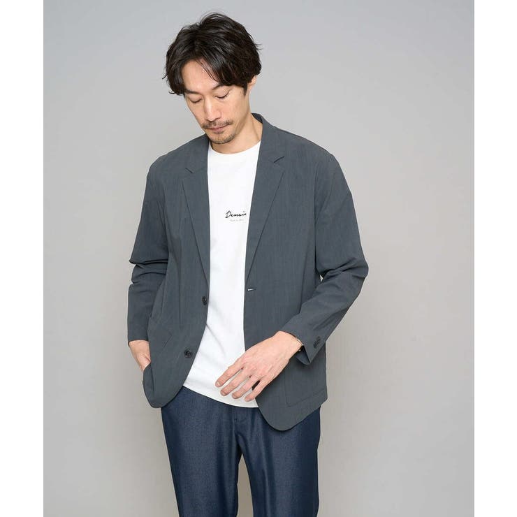 ダークグレー | 【イージーケア 洗濯機で洗える 毛玉になりにくい | a.v.v【MEN】