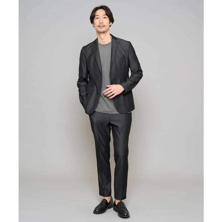 【イージーケア/接触冷感】デニムライクストレッチスマートジャケット | a.v.v【MEN】 | 詳細画像10 