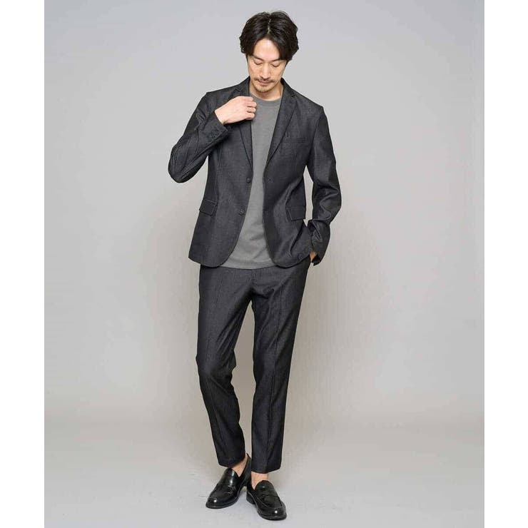 【イージーケア/接触冷感】デニムライクストレッチスマートジャケット | a.v.v【MEN】 | 詳細画像11 