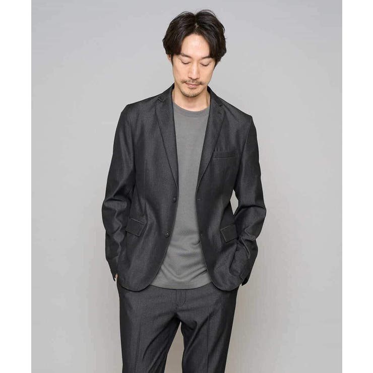 【イージーケア/接触冷感】デニムライクストレッチスマートジャケット | a.v.v【MEN】 | 詳細画像19 