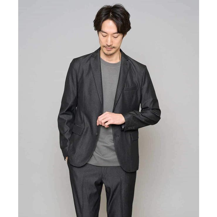 【イージーケア/接触冷感】デニムライクストレッチスマートジャケット | a.v.v【MEN】 | 詳細画像20 