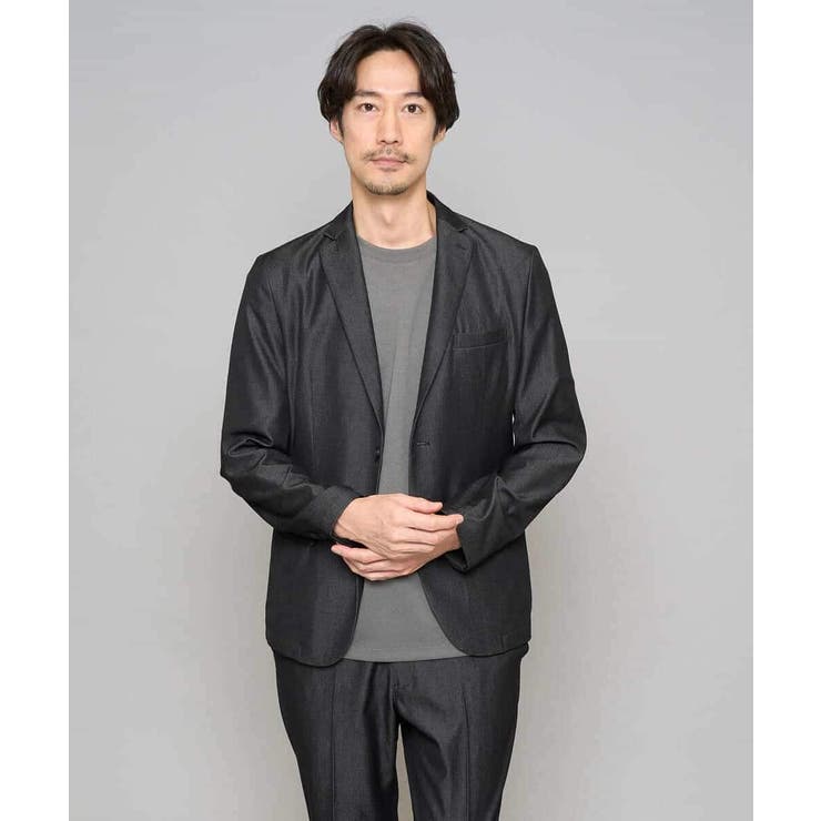 【イージーケア/接触冷感】デニムライクストレッチスマートジャケット | a.v.v【MEN】 | 詳細画像21 