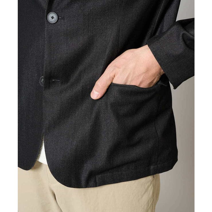【イージーケア/接触冷感】デニムライクストレッチスマートジャケット | a.v.v【MEN】 | 詳細画像28 