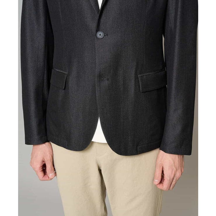 【イージーケア/接触冷感】デニムライクストレッチスマートジャケット | a.v.v【MEN】 | 詳細画像29 