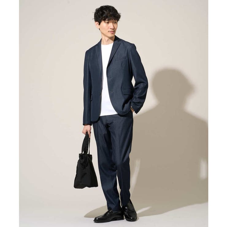 【イージーケア/接触冷感】デニムライクストレッチスマートジャケット | a.v.v【MEN】 | 詳細画像35 