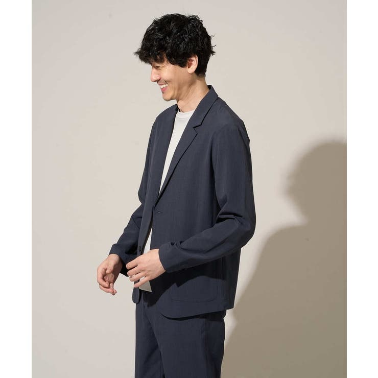 春夏のカジュアルジャケットスタイルにぜひ【イージーケア 洗濯機で洗える 接触冷感 | a.v.v【MEN】 | 詳細画像3 