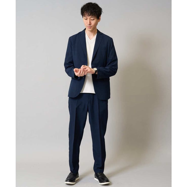 【イージーケア 接触冷感】リライトテーラードジャケット【吸水速乾 UVカット | a.v.v【MEN】 | 詳細画像3 