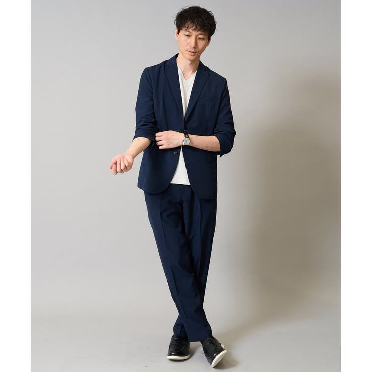 【イージーケア 接触冷感】リライトテーラードジャケット【吸水速乾 UVカット | a.v.v【MEN】 | 詳細画像5 