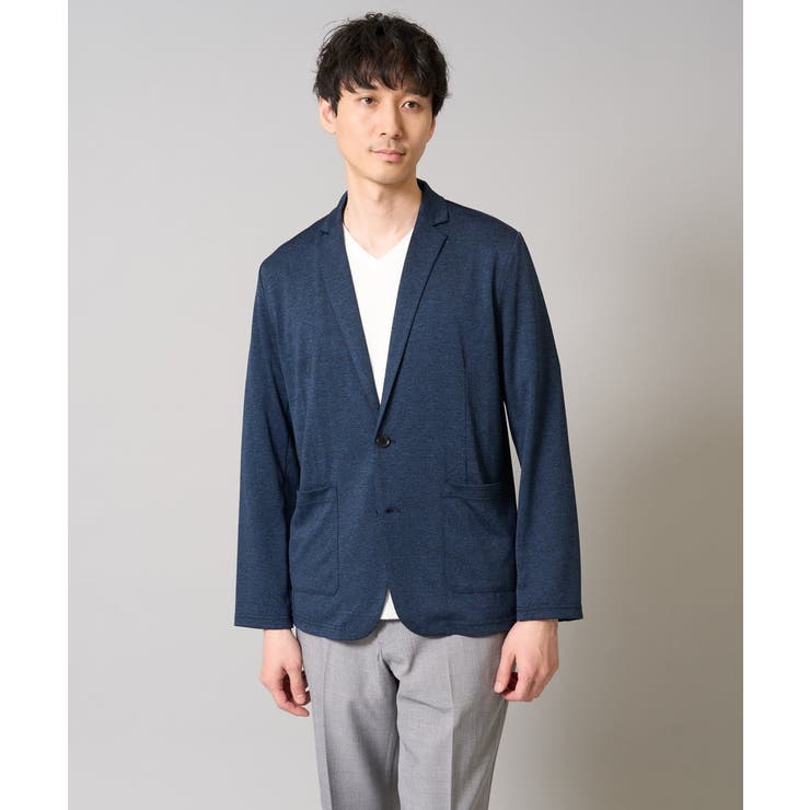 【イージーケア 接触冷感】ブライト天竺シェイプジャケット【吸水速乾 UVカット】 | a.v.v【MEN】 | 詳細画像16 