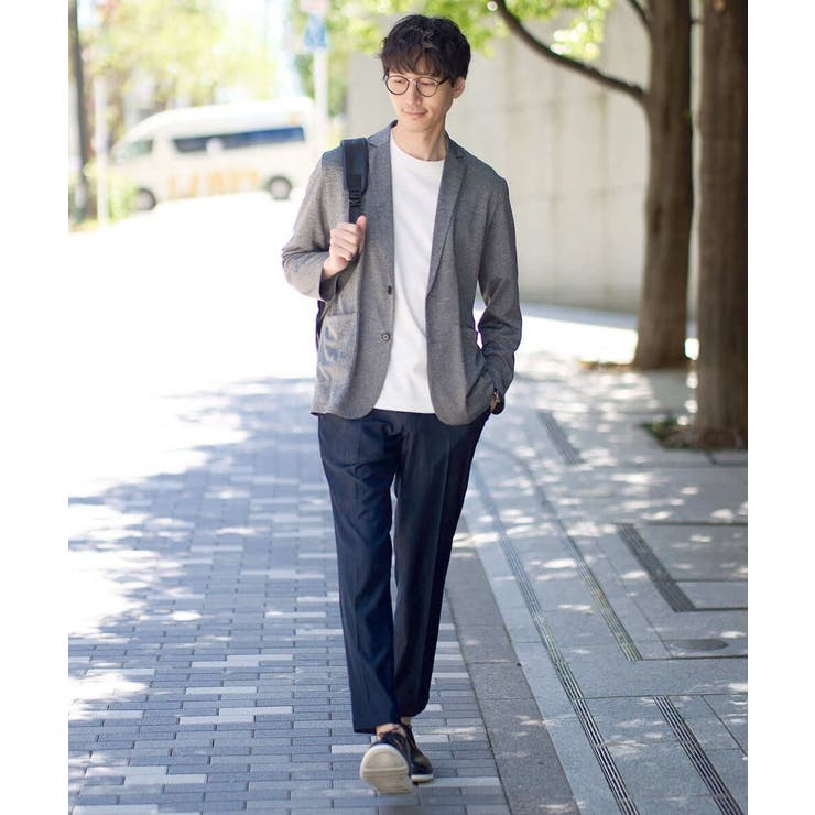 【イージーケア 接触冷感】ブライト天竺シェイプジャケット【吸水速乾 UVカット】 | a.v.v【MEN】 | 詳細画像6 