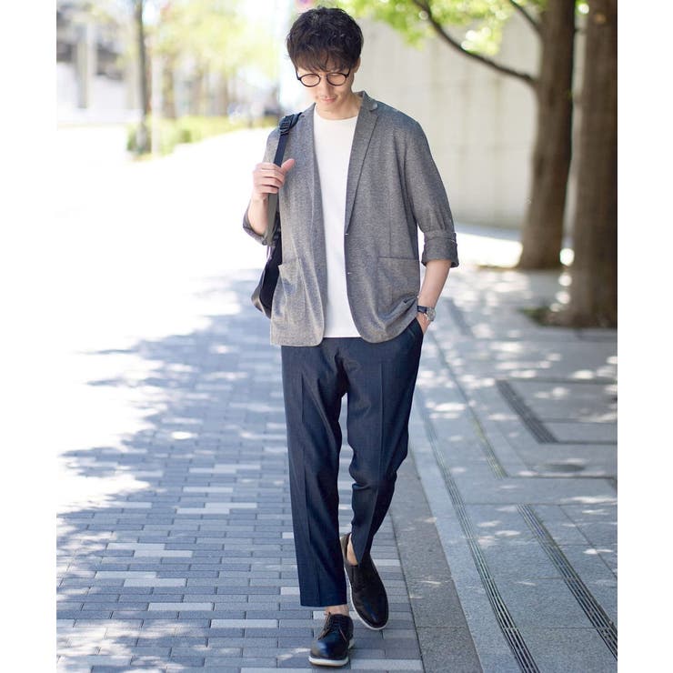 【イージーケア 接触冷感】ブライト天竺シェイプジャケット【吸水速乾 UVカット】 | a.v.v【MEN】 | 詳細画像9 