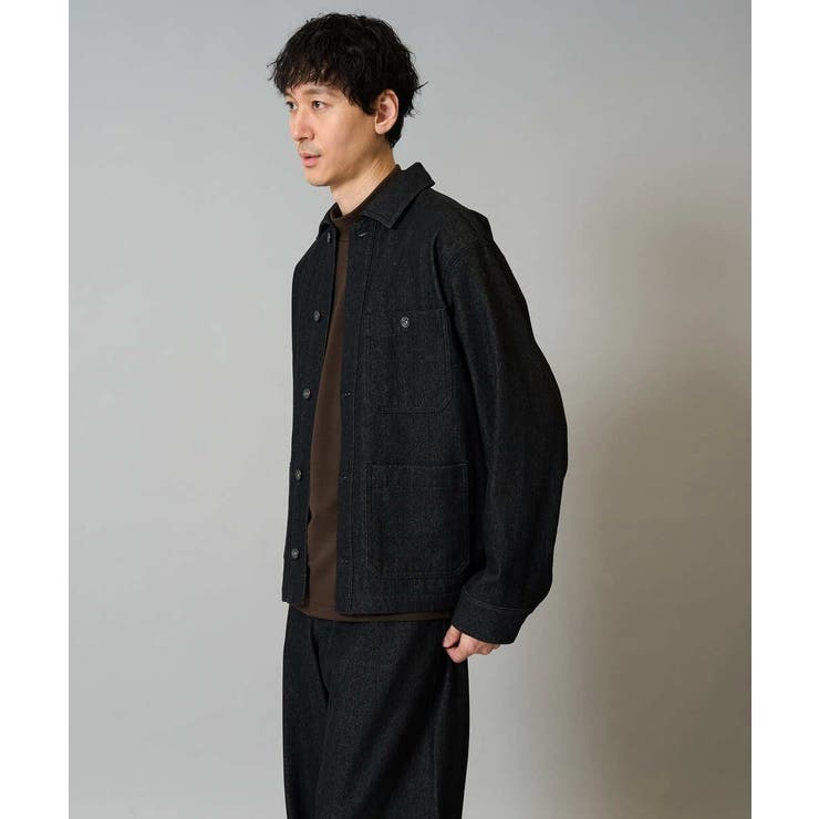 【洗濯機で洗える】ワイドシルエットデニムカバーオール | a.v.v【MEN】 | 詳細画像10 