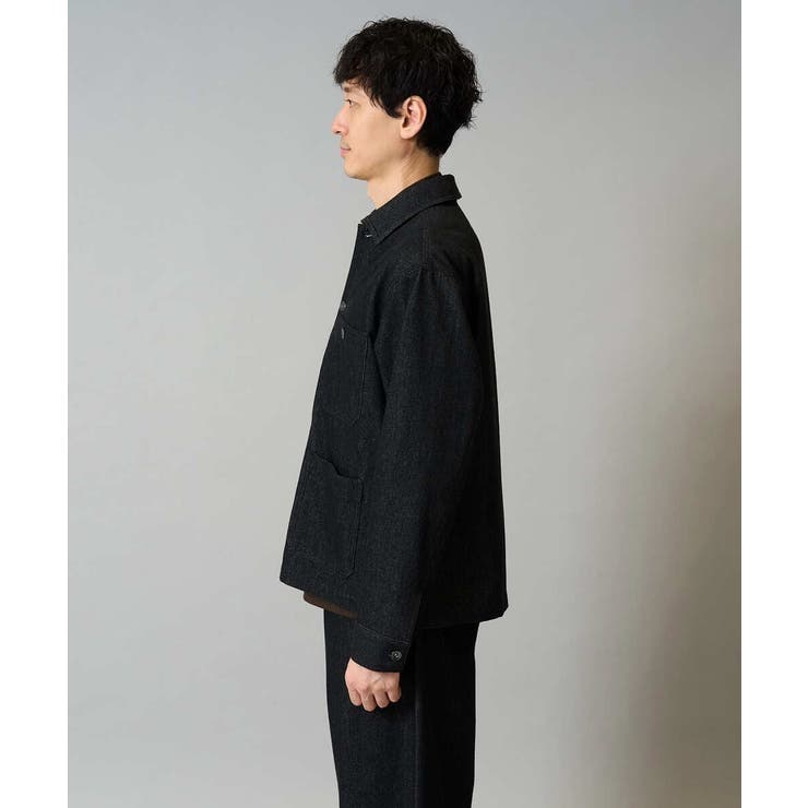 【洗濯機で洗える】ワイドシルエットデニムカバーオール | a.v.v【MEN】 | 詳細画像13 