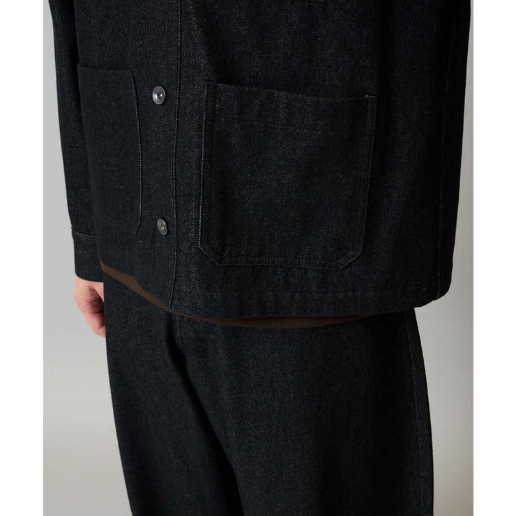 【洗濯機で洗える】ワイドシルエットデニムカバーオール | a.v.v【MEN】 | 詳細画像18 