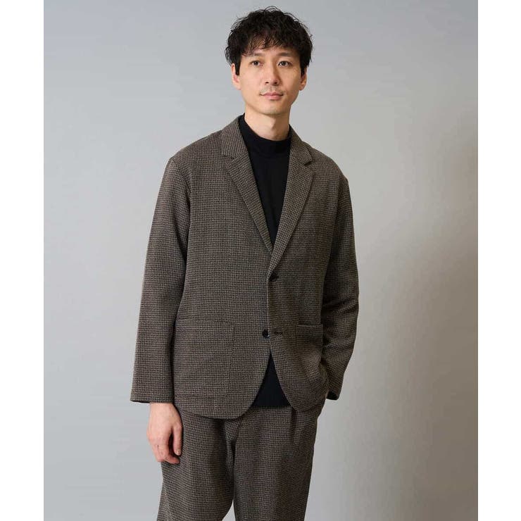 ツイードストレッチテーラードジャケット | a.v.v【MEN】 | 詳細画像12 