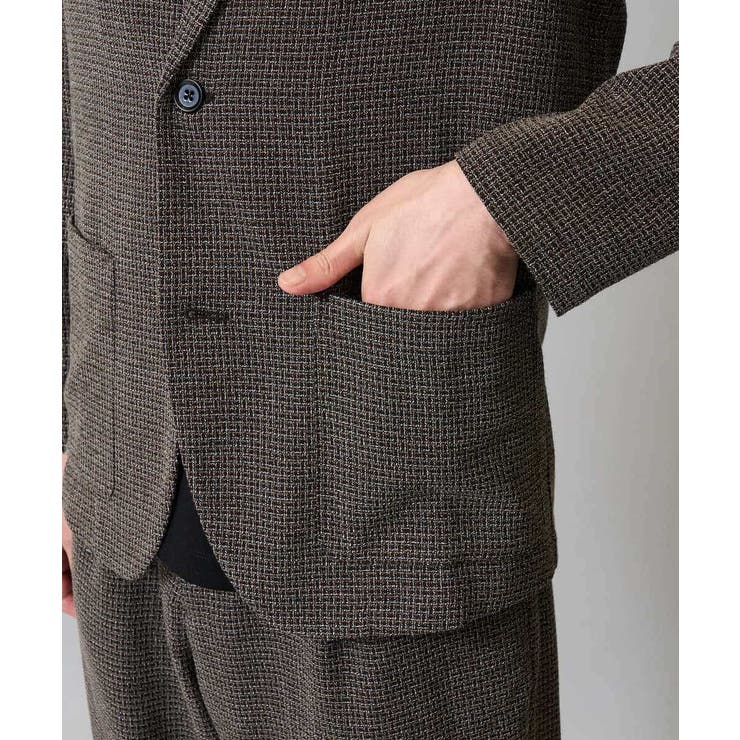 ツイードストレッチテーラードジャケット | a.v.v【MEN】 | 詳細画像17 