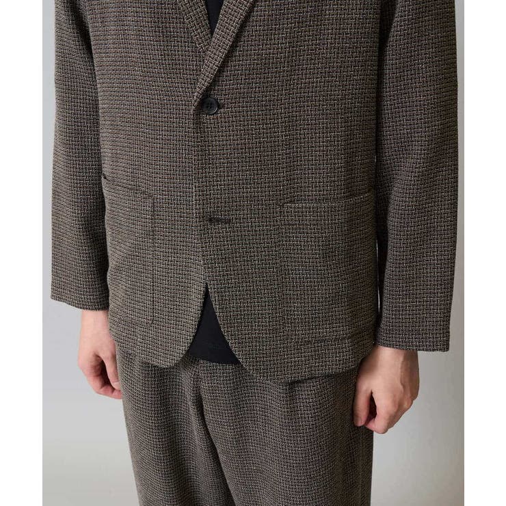 ツイードストレッチテーラードジャケット | a.v.v【MEN】 | 詳細画像18 
