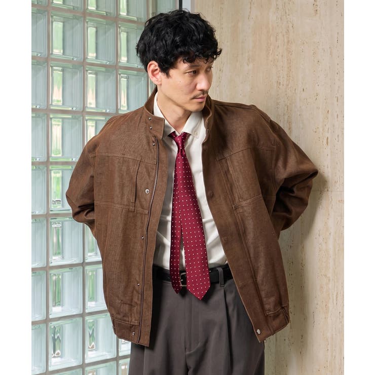 ＼休日も仕事も使える／12OZデニムジャケット【洗濯機で洗える】 | a.v.v【MEN】 | 詳細画像1 