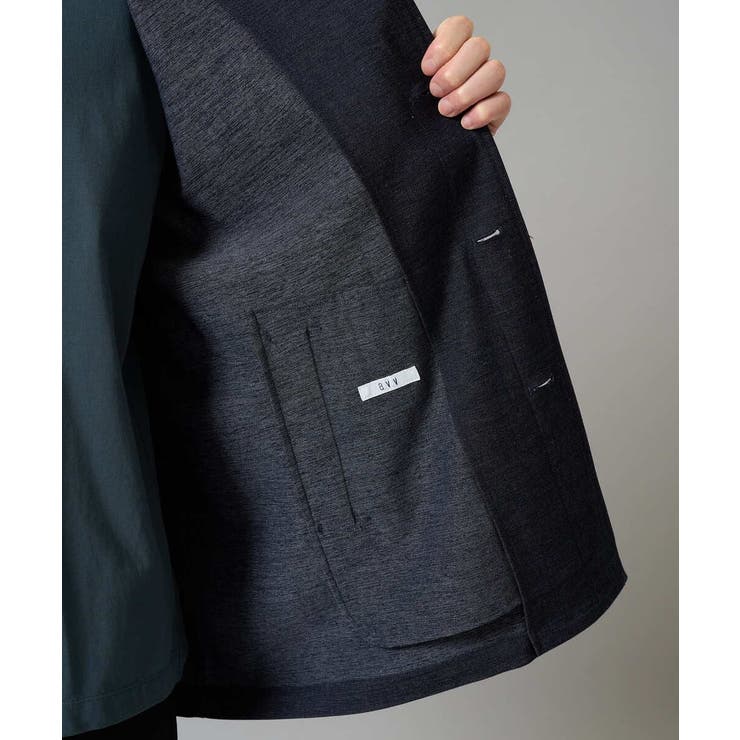 【イージーケア】デニムライクステンカラーコート【洗濯機で洗える】 | a.v.v【MEN】 | 詳細画像35 