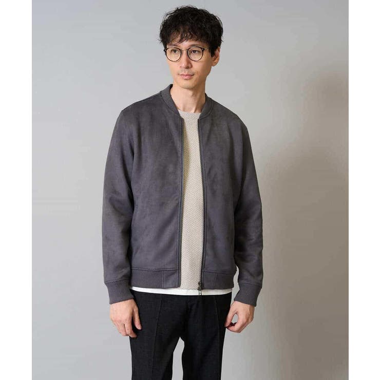 フェイクスエードリブブルゾン【イージーケア/ストレッチ/洗濯機で洗える】 | a.v.v【MEN】 | 詳細画像46 