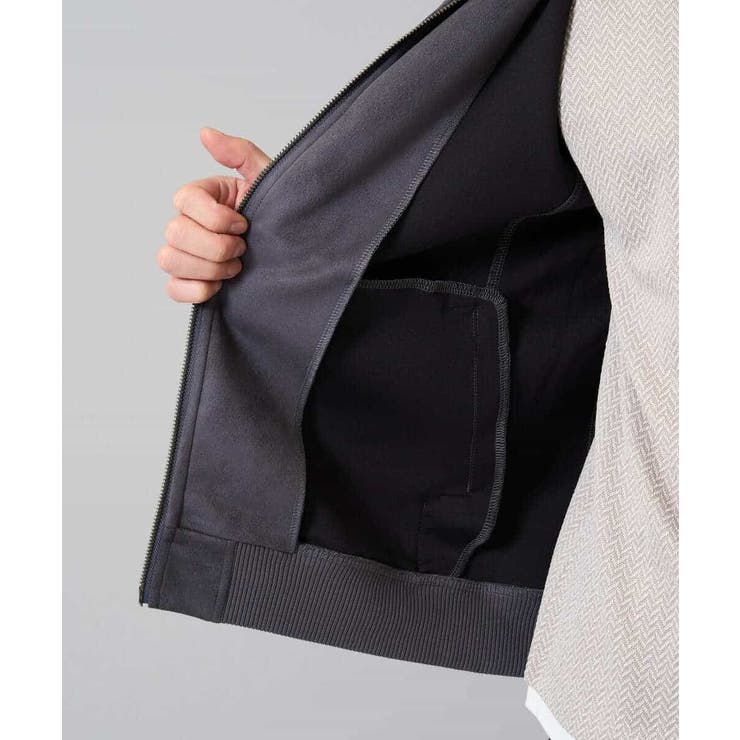 フェイクスエードリブブルゾン【イージーケア/ストレッチ/洗濯機で洗える】 | a.v.v【MEN】 | 詳細画像60 