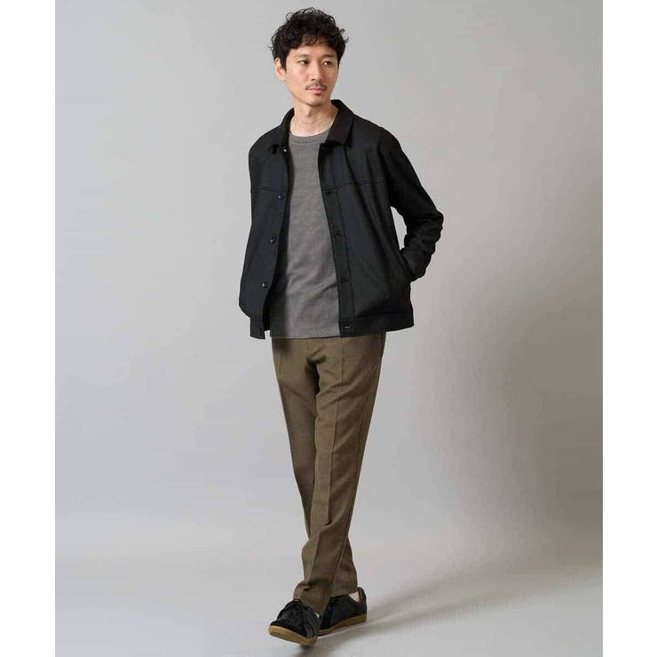 【イージーケア/ストレッチ】カルゼスエードブルゾン【洗濯機で洗える】 | a.v.v【MEN】 | 詳細画像32 