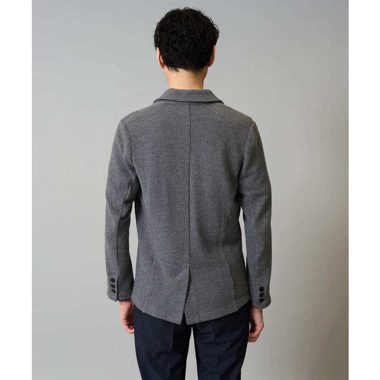 【イージーケア ストレッチ】ハニカムジャージースマートジャケット【洗濯機で洗える… | a.v.v【MEN】 | 詳細画像20 