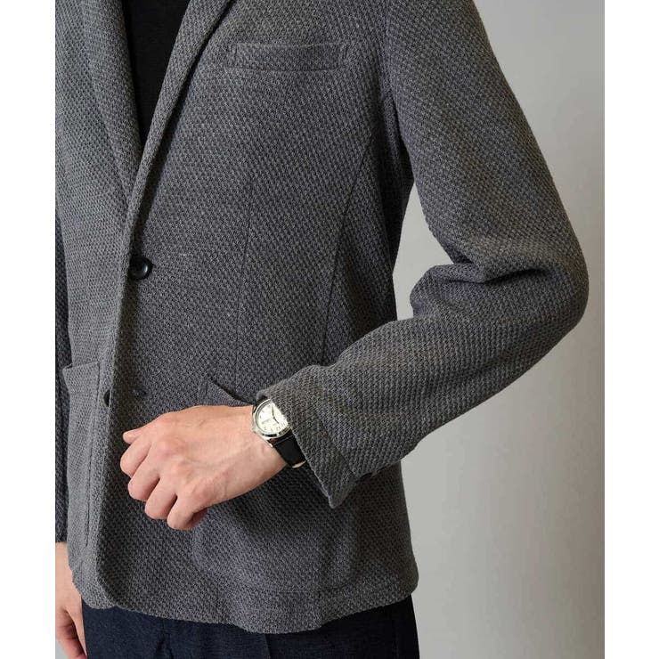 【イージーケア ストレッチ】ハニカムジャージースマートジャケット【洗濯機で洗える… | a.v.v【MEN】 | 詳細画像22 