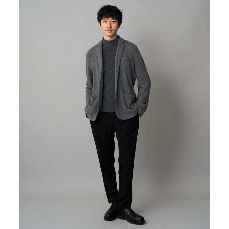 【イージーケア ストレッチ】ハニカムジャージースマートジャケット【洗濯機で洗える… | a.v.v【MEN】 | 詳細画像5 