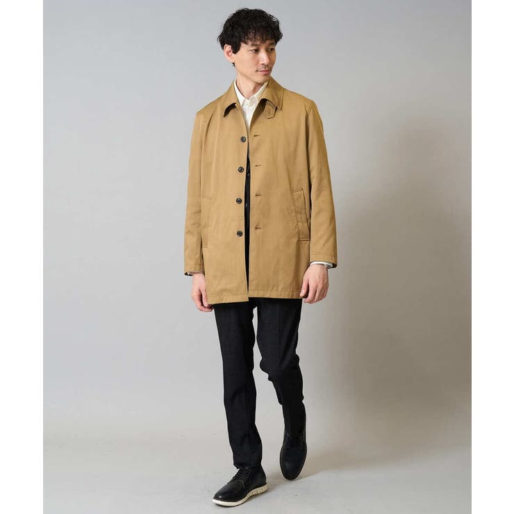 【撥水/毛玉になりにくい】ステンカラーコート | a.v.v【MEN】 | 詳細画像12