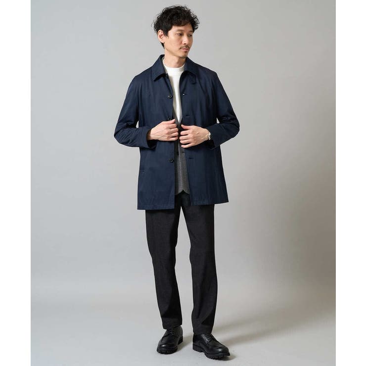 【撥水/毛玉になりにくい】ステンカラーコート | a.v.v【MEN】 | 詳細画像14