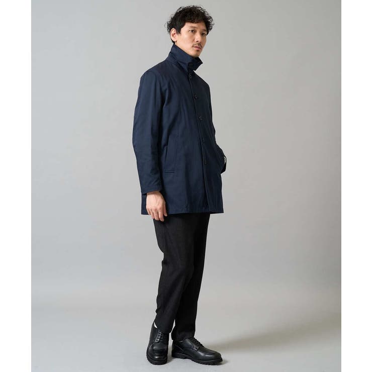 【撥水/毛玉になりにくい】ステンカラーコート | a.v.v【MEN】 | 詳細画像15