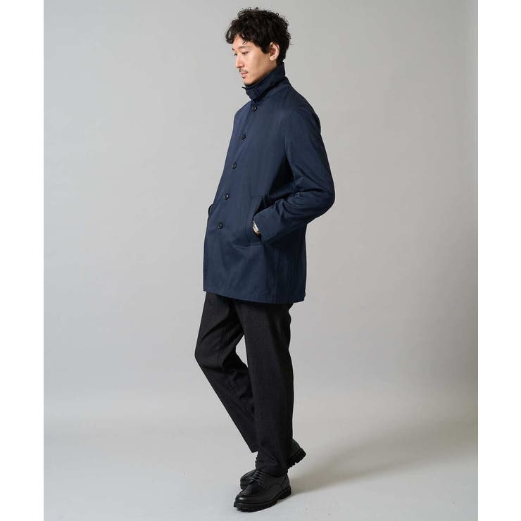 【撥水/毛玉になりにくい】ステンカラーコート | a.v.v【MEN】 | 詳細画像16