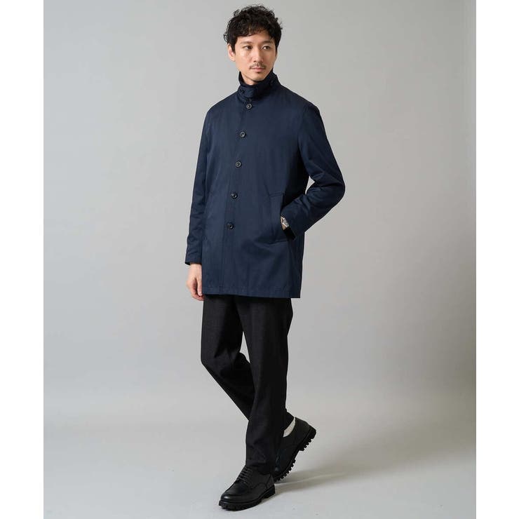 【撥水/毛玉になりにくい】ステンカラーコート | a.v.v【MEN】 | 詳細画像17