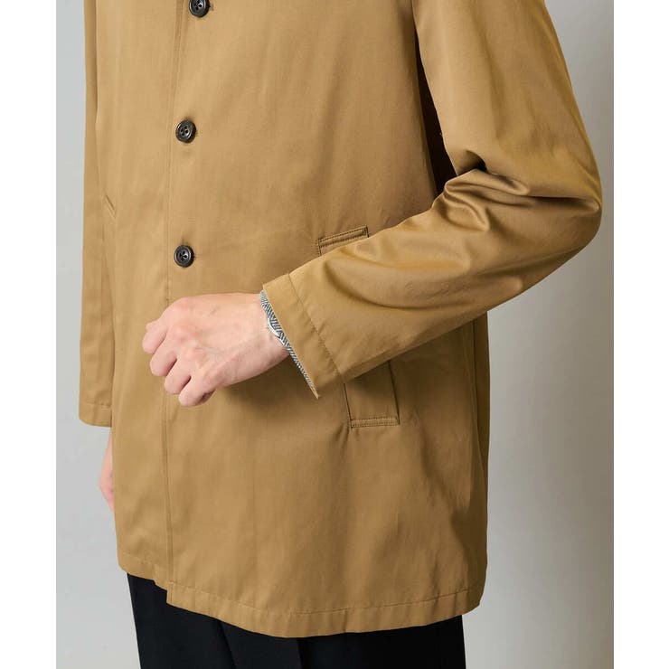 【撥水/毛玉になりにくい】ステンカラーコート | a.v.v【MEN】 | 詳細画像29