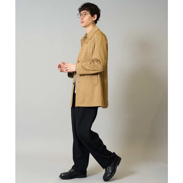 【撥水/毛玉になりにくい】ステンカラーコート | a.v.v【MEN】 | 詳細画像6