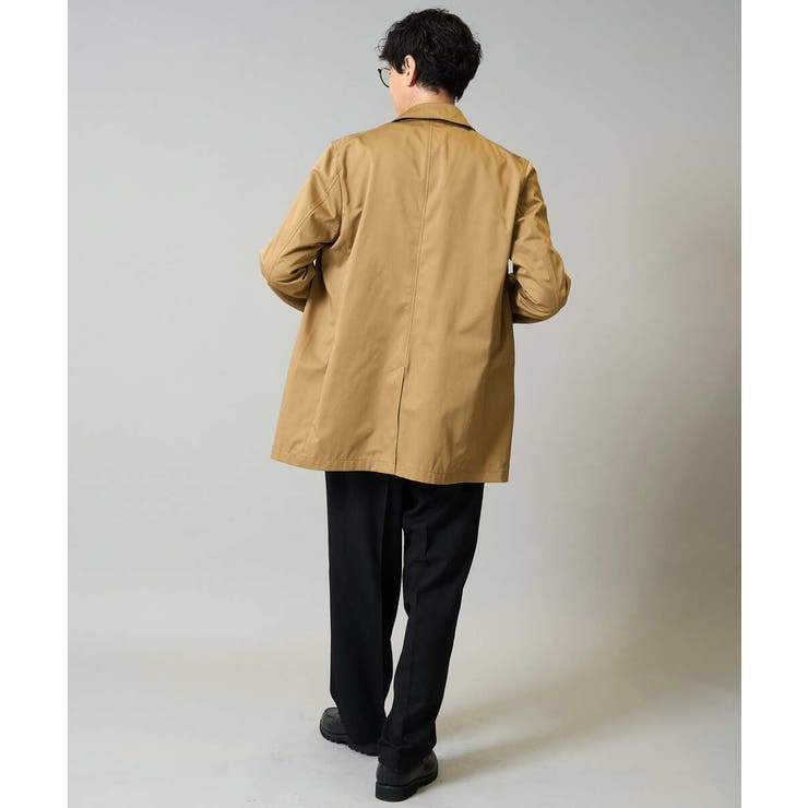 【撥水/毛玉になりにくい】ステンカラーコート | a.v.v【MEN】 | 詳細画像9