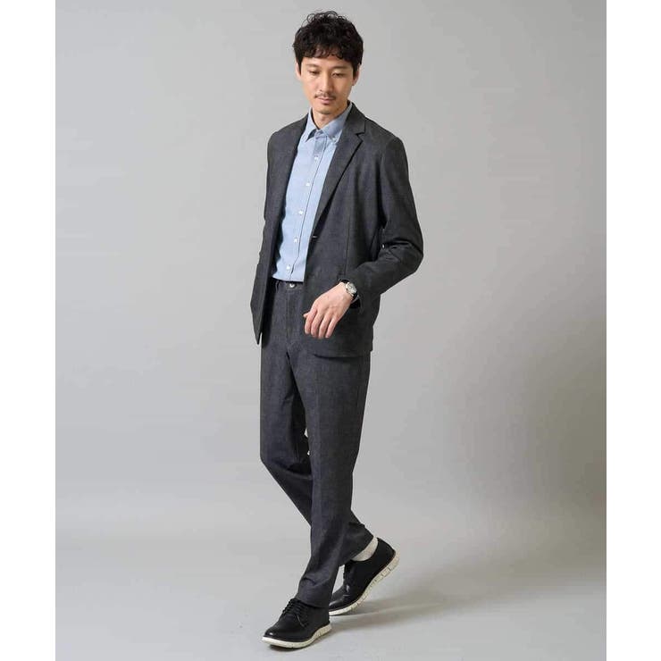 【イージーケア ストレッチ】メランジポンチテーラードジャケット【洗濯機で洗える】… | a.v.v【MEN】 | 詳細画像15 