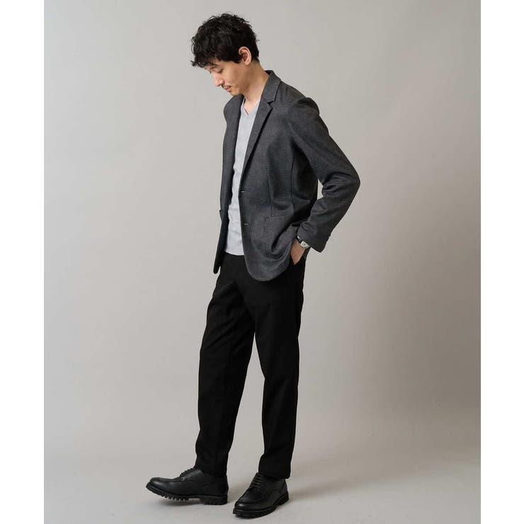 【イージーケア ストレッチ】メランジポンチテーラードジャケット【洗濯機で洗える】… | a.v.v【MEN】 | 詳細画像18 