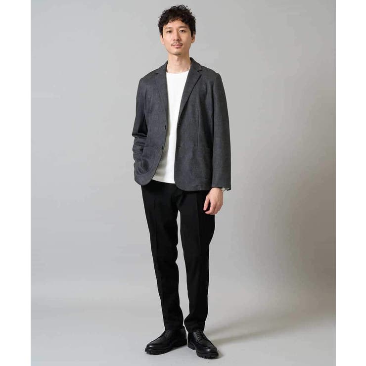 【イージーケア ストレッチ】メランジポンチテーラードジャケット【洗濯機で洗える】… | a.v.v【MEN】 | 詳細画像19 