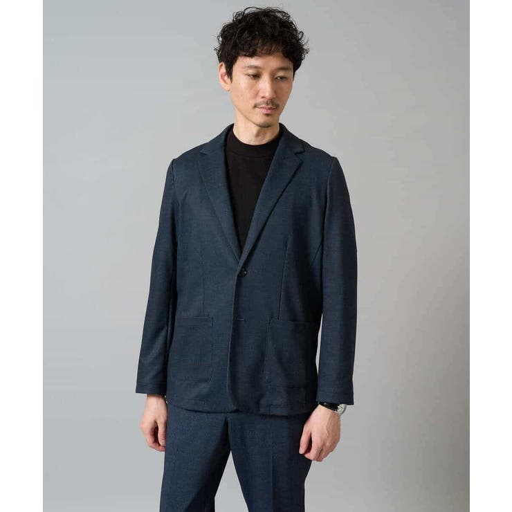 【イージーケア ストレッチ】メランジポンチテーラードジャケット【洗濯機で洗える】… | a.v.v【MEN】 | 詳細画像38 