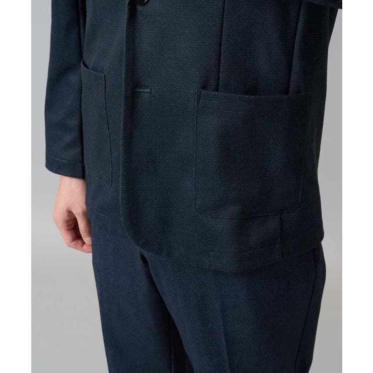 【イージーケア ストレッチ】メランジポンチテーラードジャケット【洗濯機で洗える】… | a.v.v【MEN】 | 詳細画像44 