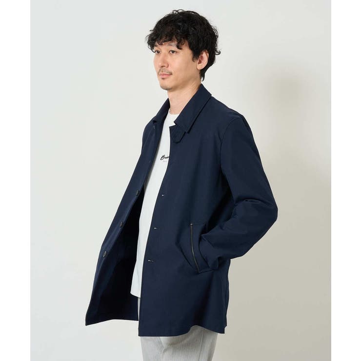 ＼WEB限定予約 ツイルストレッチステンカラージャケット【撥水 毛玉になりにくい… | a.v.v【MEN】 | 詳細画像10 