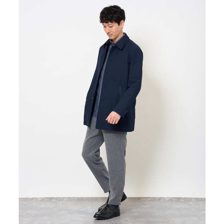 ＼WEB限定予約 ツイルストレッチステンカラージャケット【撥水 毛玉になりにくい… | a.v.v【MEN】 | 詳細画像23 