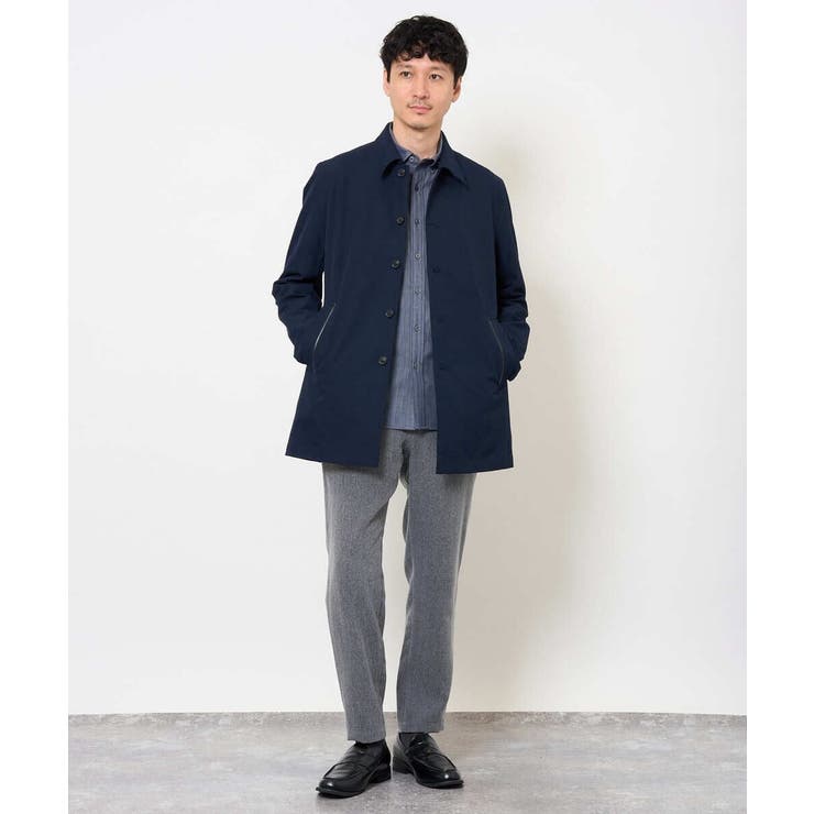 ＼WEB限定予約 ツイルストレッチステンカラージャケット【撥水 毛玉になりにくい… | a.v.v【MEN】 | 詳細画像24 