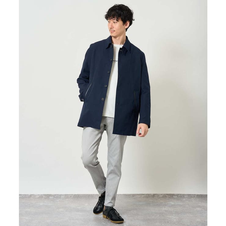 ＼WEB限定予約 ツイルストレッチステンカラージャケット【撥水 毛玉になりにくい… | a.v.v【MEN】 | 詳細画像4 