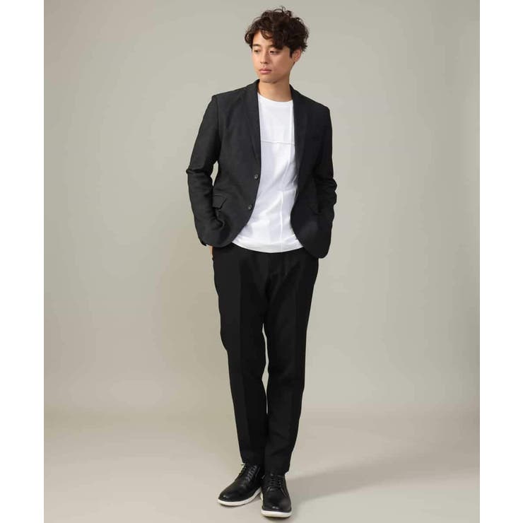 【イージーケア ストレッチ】スマートシャンブレーテーラードジャケット(セットアッ… | a.v.v【MEN】 | 詳細画像10 